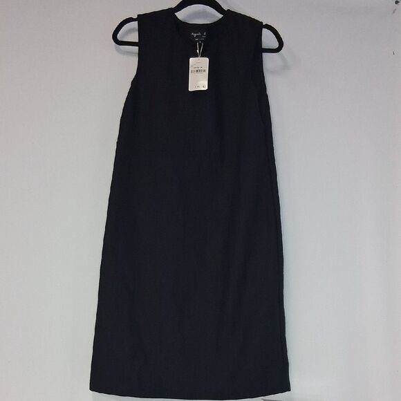 AGNES B. BLACK SLEEVELESS DRESS FTL'05-143 - Picture 1 of 4